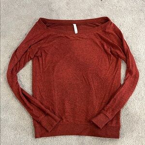 Z Supply Red Knit Top